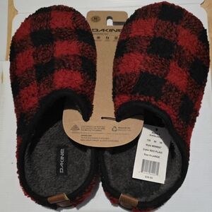 Dakine Red Plaid Slippers